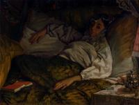 Tissot, James - A Reclining Lady